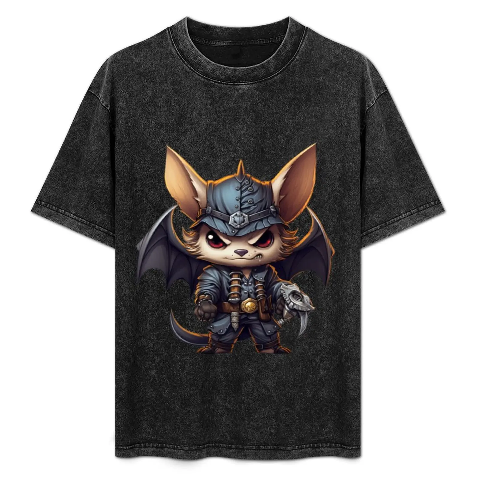 

Kawaii Bat Pirate T-Shirt Aesthetic clothing graphic t shirt vintage man clothes plain black t shirts men