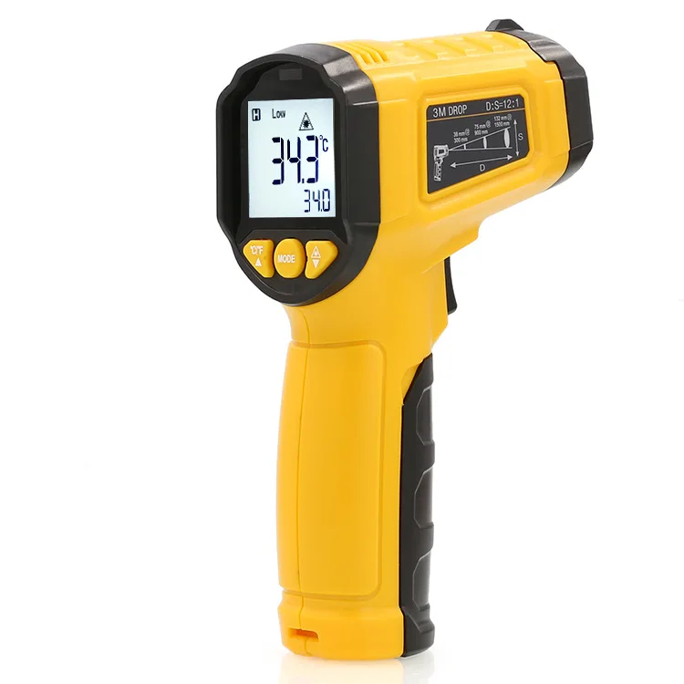

Infrared thermometer Temperature gun Handheld industrial high-precision electronic thermometer