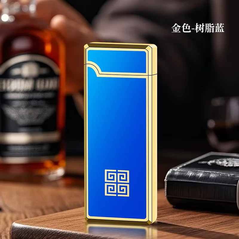 Необычная металлическая мини-ультратонкая газовая зажигалка для сигарет, аксессуар для курения, уникальный инструмент для зажигания сигарет для мужчин