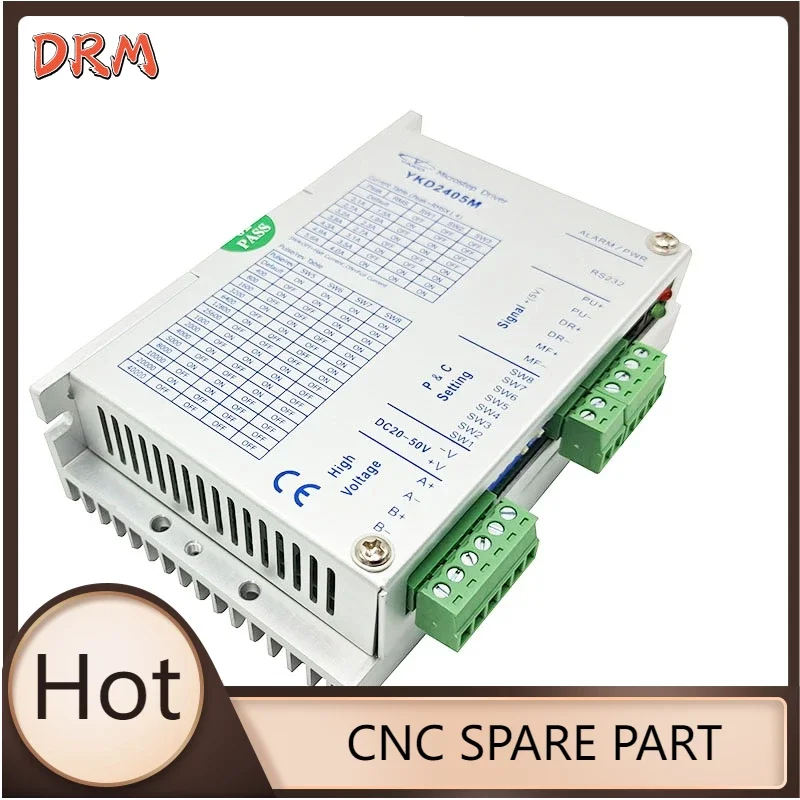 

YKD2405M Origin YAKO 32 bit DSP Digital Stepper driver 2 phase step drive DC20-50V 4.0A Driver for 42-86mm flange stepper motor