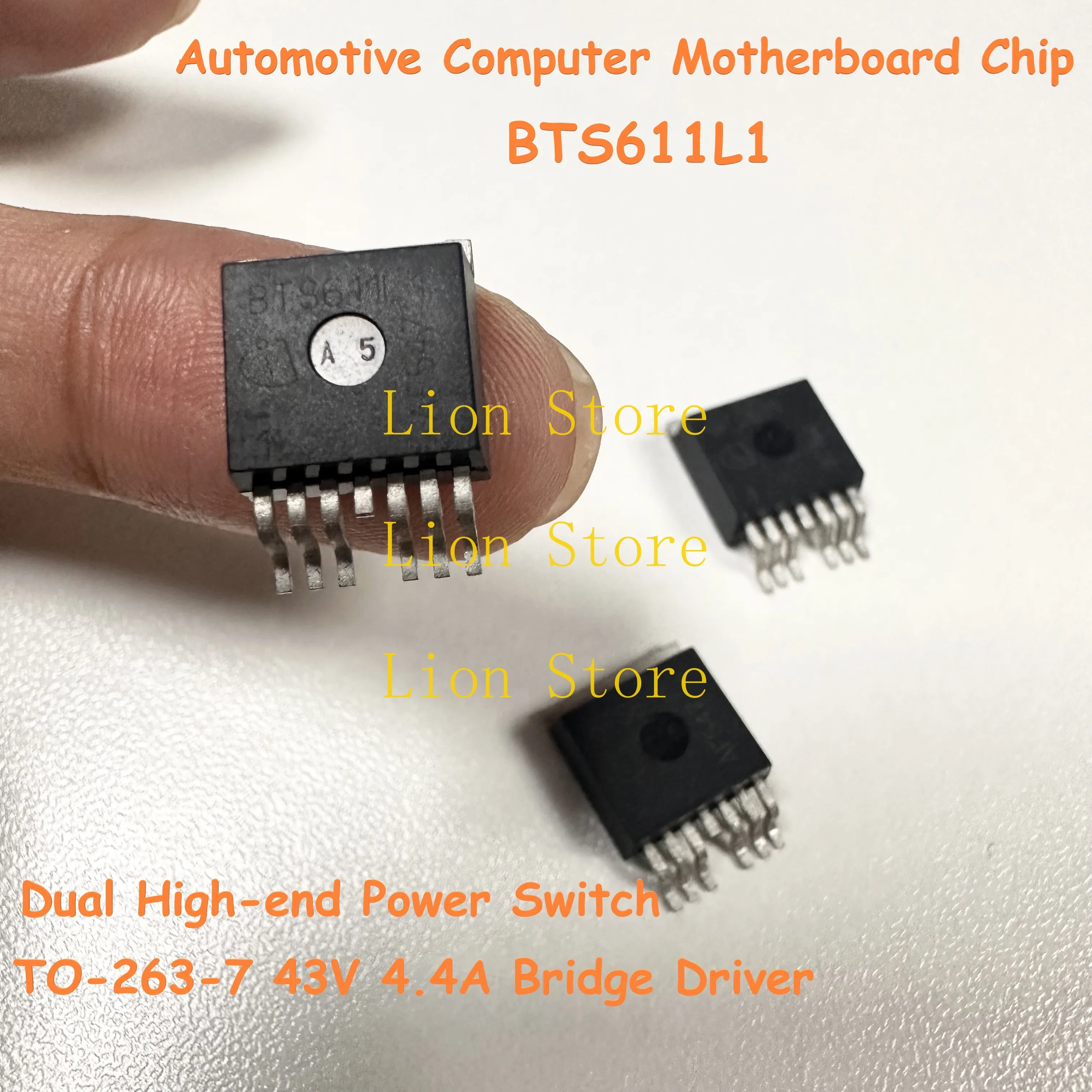 

10pcs-100pcs/lot BTS611L1 Dual High-end Power Switch IC Automotive Computer Motherboard Chip TO-263-7 43V 4.4A Bridge Driver