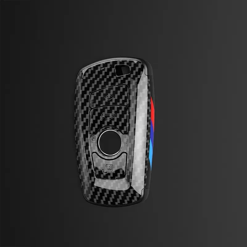 For BMW Carbon Fiber Remote Key Fob Case Cover 1 2 3 4 SERIES F20 F22 F30 F31 F32