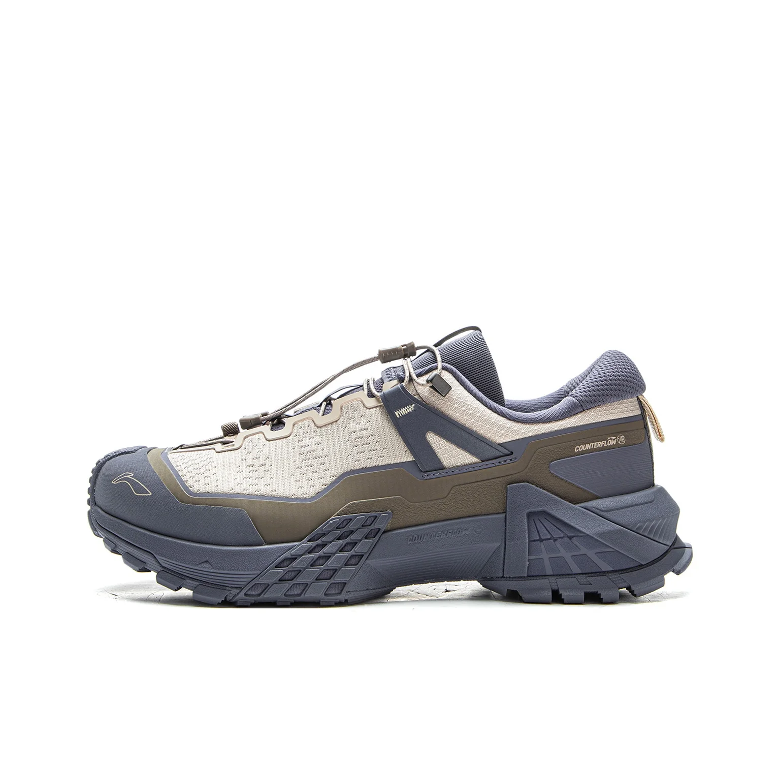 Li Ning Outdoor Counterflow Xingchuan Pro Cushioning, Wear Resistant Low top Casual Shoes Unisex AHTU017-16
