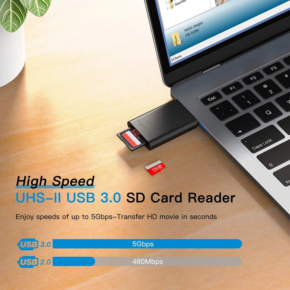 Getatek USB 3.0 Card Reader SD4.0 UHS-II SD Micro SD TF Memory Card Adapter For PC Laptop Accessories Flash Drive Card Reader