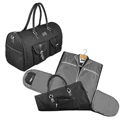 Men's Large Capacity Folding Suit Bag Multifunctional Hand Luggage Storage Bag Business Travel Portable rolling garment Bag