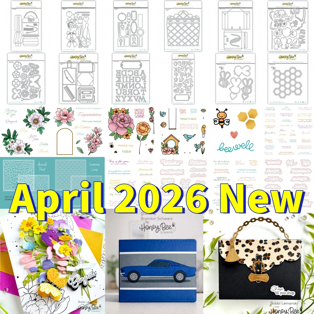 

Peonies Bee Wings Florals Metal Cutting Dies Clear Stamps Stencil for DIY Scrapbook Diary Decoration Template April 2026 New