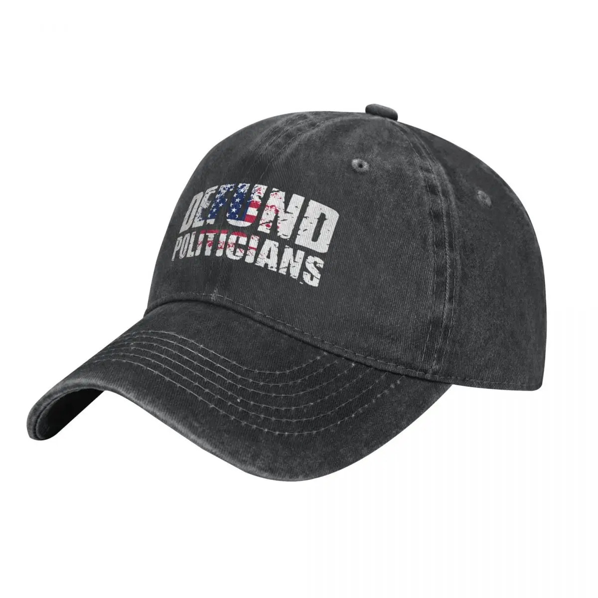 

Defund Corrupt Politicians T-Shirt Cowboy Hat western Hat Military Cap Man Men Women's