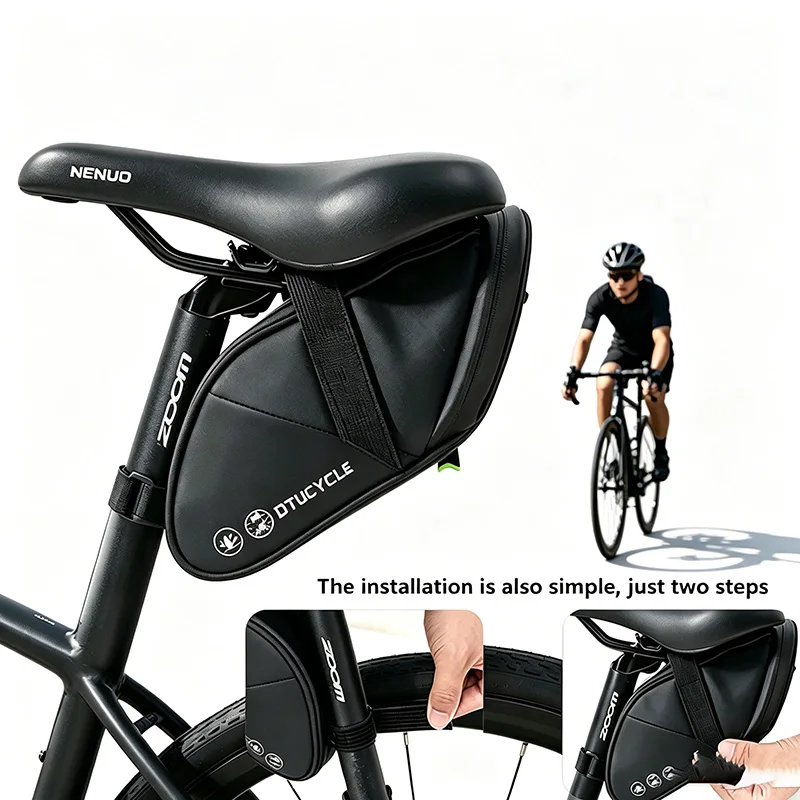 

Waterproof Nylon Mountain Bike Saddle Storage Bag Seat Rear Tool Pouch Outdoor Cycling Accessories ZXCBB03