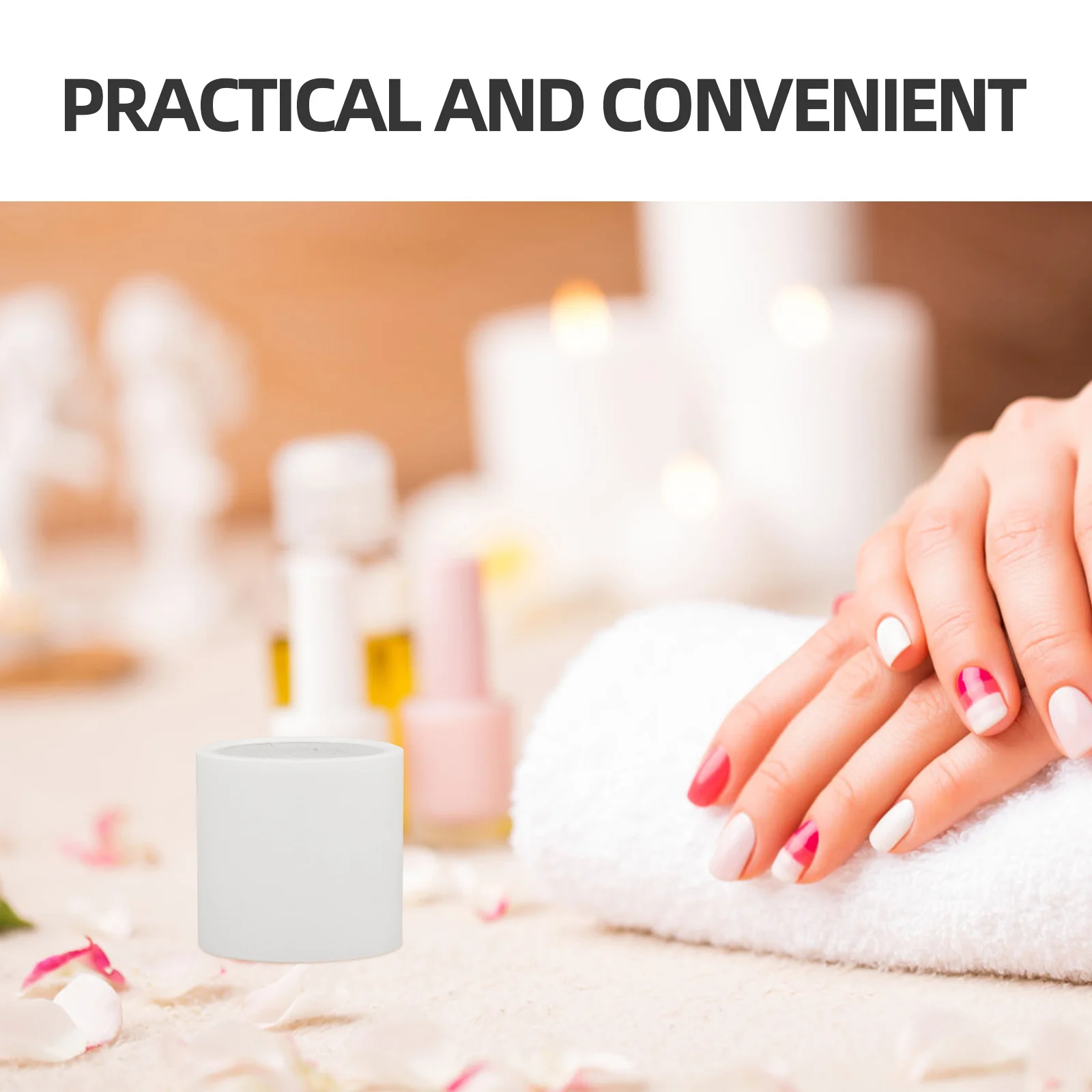 1 لفة أسفل التفاف لاصق مسمار الفن حامي الشريط لجل مانيكير تصميم عصري دائم سهل الاستخدام للمبتدئين ودية طويلة