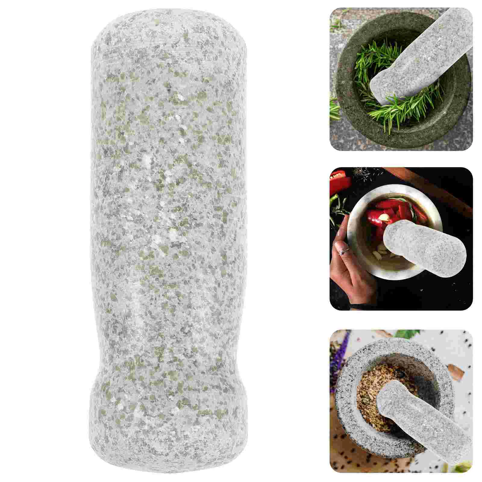 and Garlic Pounder Pepper Mill Food Masher Pestle Grinding Stick Multi-use