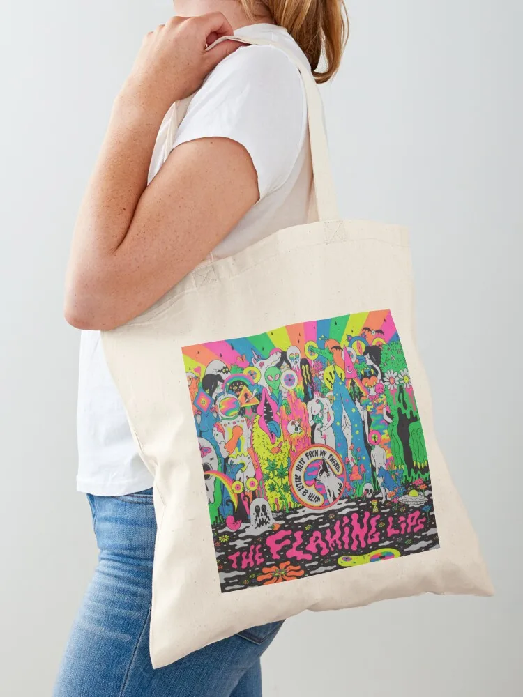 

Flaming Lips Tote Bag large size bags shopper bags shopping trolley bag shopper bag women