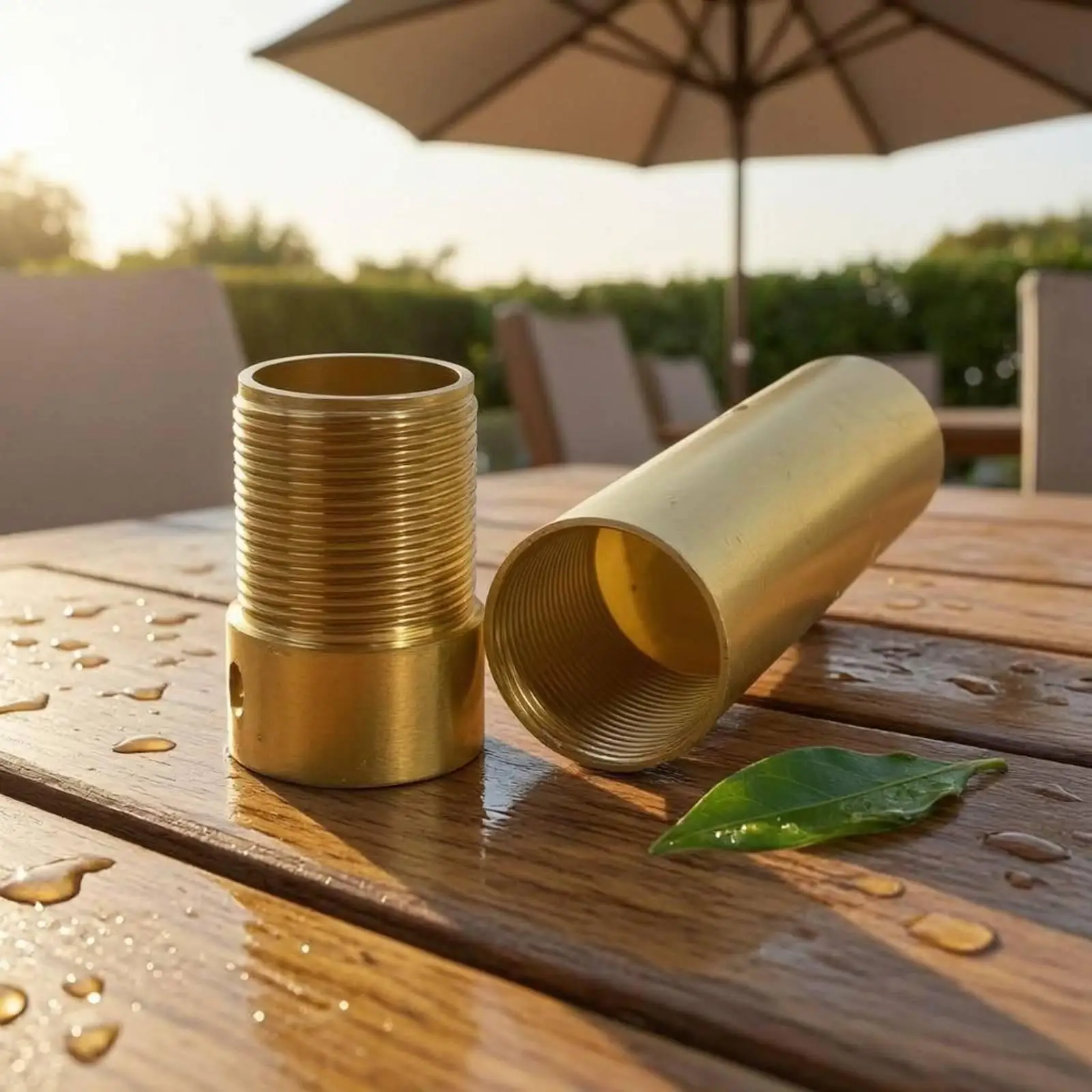Umbrella Connector Aluminum Alloy Parasol Connector Compatible Threaded Coupling