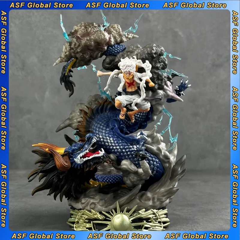 ฟิกเกอร์อนิเมะวันพีซใหม่ขนาด 23 ซม. มังกี้ ดี. ลูฟี่ ของตกแต่ง PVC รุ่นฉากจำลอง ตั้งโต๊ะ ของขวัญวันเกิด ของเล่น