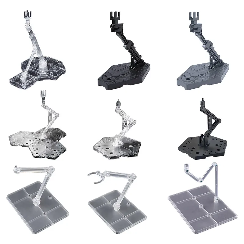 Support Transparent Réglable Pour Figurines D’action – Base 9,3x7 Cm – Pour 1/144 HG/RG Gundam