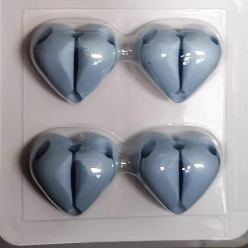 4Pcs Heart-Shaped Cable Organizer,Phone Charging Line Holder,Self-Adhesive Wire Organizer,Suitable for Desks,Nightstands,Offices