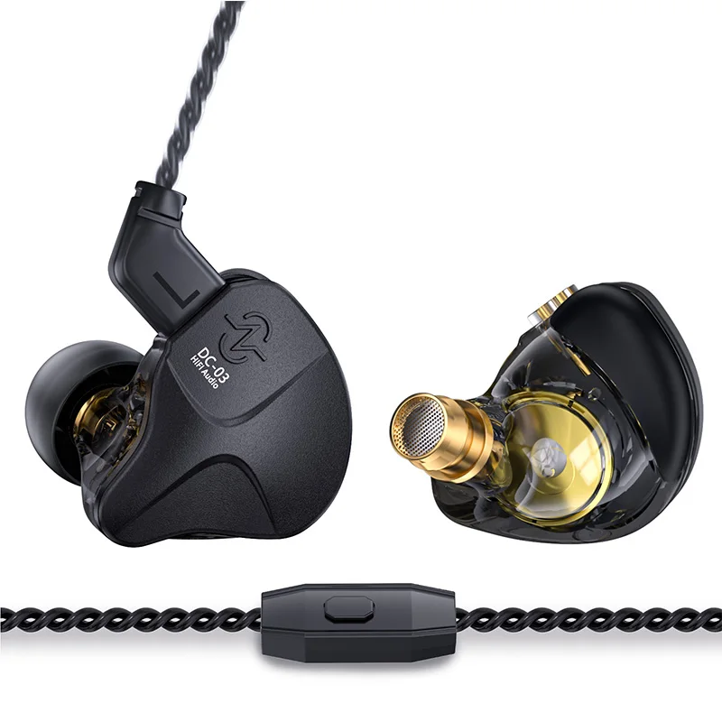 HiFi In-ear Earphone CCZ DC03 10MM Dual Magnetic Dynamic Balanced