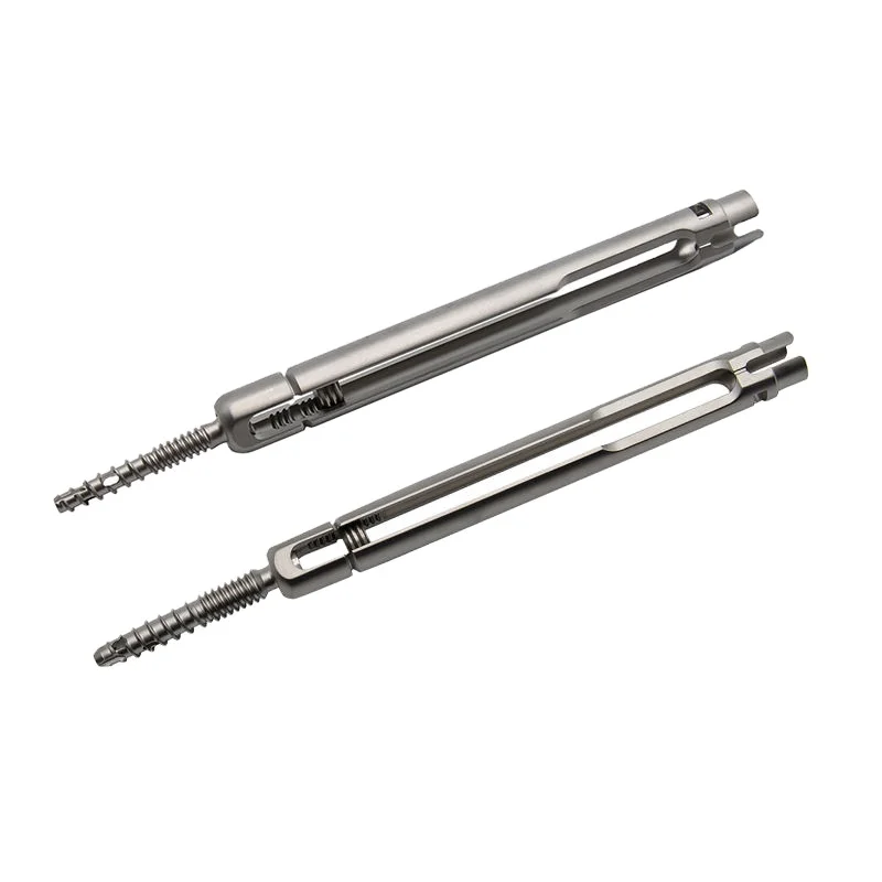 Trauma Titanium Alloy Breakable U-shaped Pedicle Screw for 5.5mm Minimally Invasive Rod System