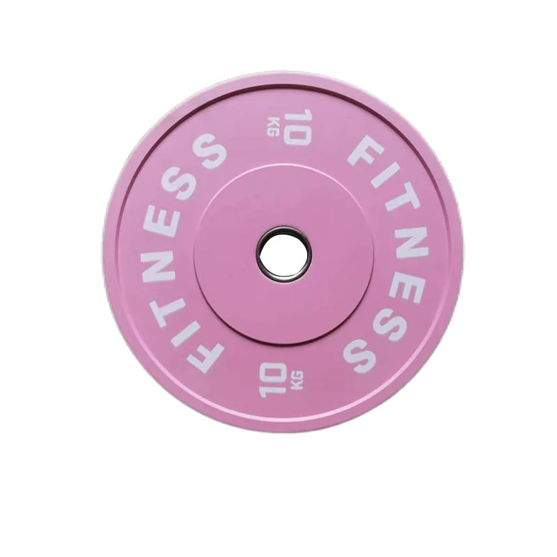 Factory Offer Hot Sale Colorful Rubber Weight Disc for Gym Equipment Barbell Dumbbell Arm Muscle Training  Weightspromote sales