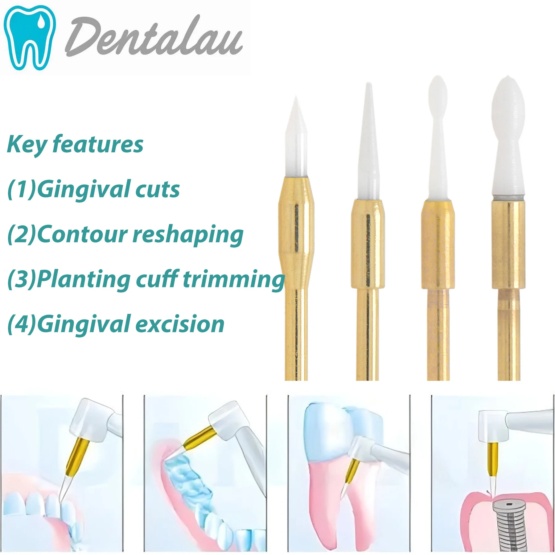 

Стоматологический мягкий триммер для ясен, имплантат, хирургический керамический инструмент для чистки и отбеливания зубов