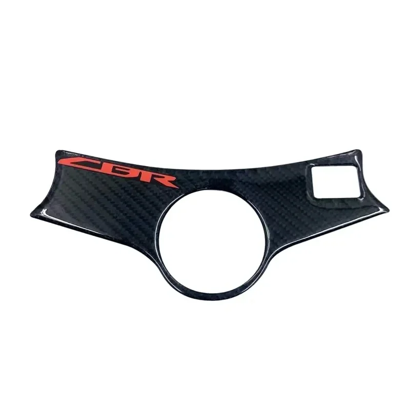 

3D Carbon Fiber Triple Tree Pad Top Clamp Upper Front End Cover Protector Decals Stickers For Honda CBR600 CBR 600 F4 F4i 99-07