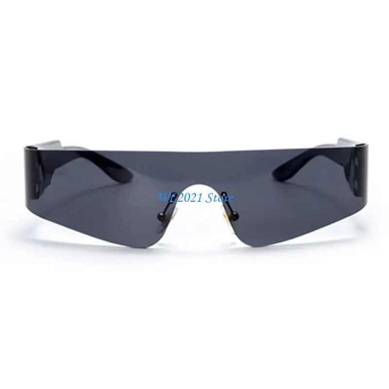 

G5GC Popular Wrap Round Sunglasses Cool Cyber Punk Sunglasses for Mountain Climbing