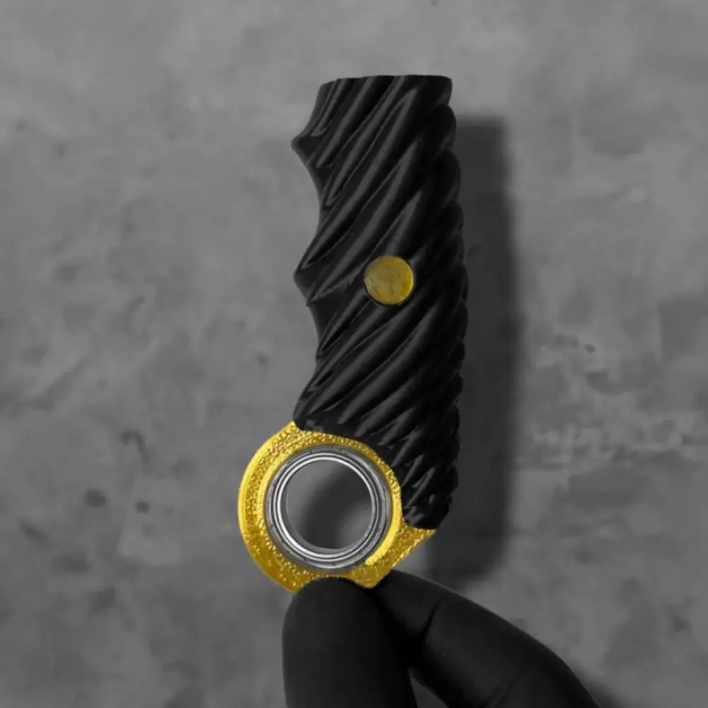 Fidget Spinner portable avec anneau en métal pour adultes, étui pour instituts soulignés, jouet rapide contre l'anxiété pour enfants, adolescents et adultes