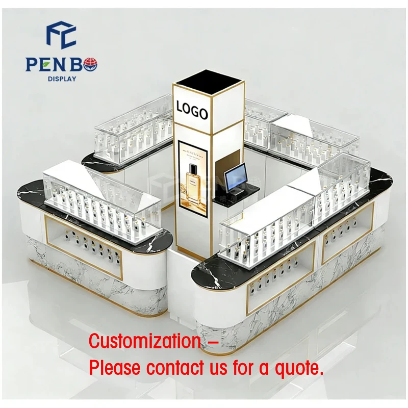 

custom.Shopping Center Size Modern Perfume Interior Design Decoration Perfume Shop Furniture Cosmetics Perfume Kiosk