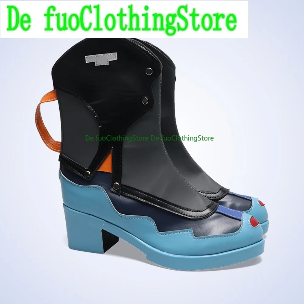 

DefuoClothing Zenless Zone Zero Zhu Yuan Cos обувь на заказ на каблуке большого размера аниме игры костюмы на Хэллоуин реквизит для вечеринки обувь