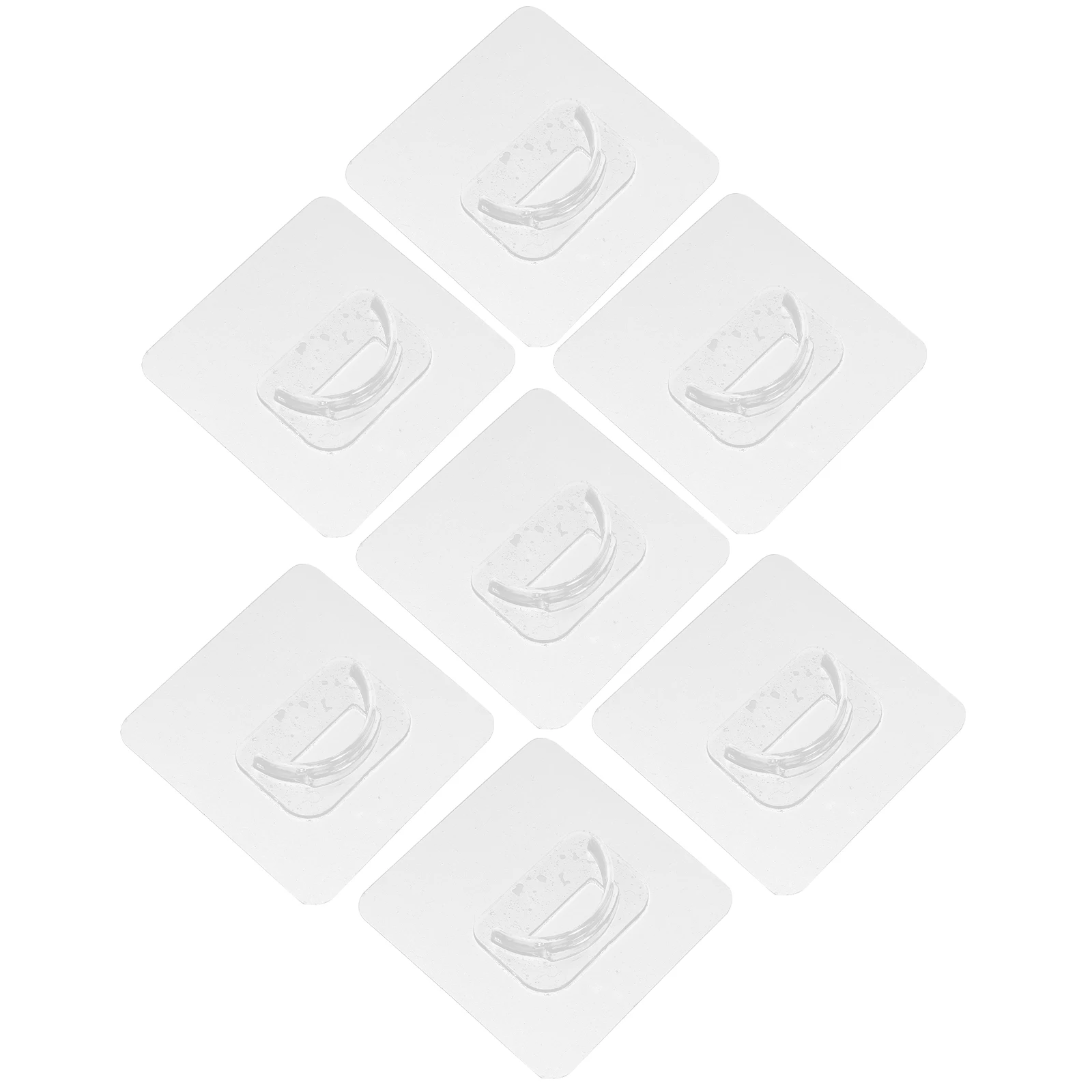 

8pcs Shower Curtain Rod Holders Adhesive Tension Retainers Bathroom Safety Wall Mount Universal Rod Support Bracket