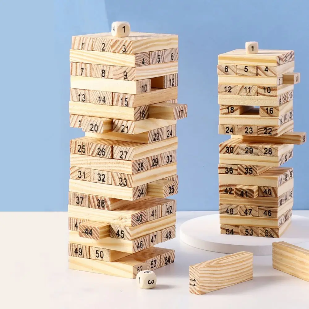 Ensemble de blocs de construction créatifs pour adultes et enfants, jeux de construction en bois, blocs de construction classiques, jouets éducatifs assemblés, 1 ensemble