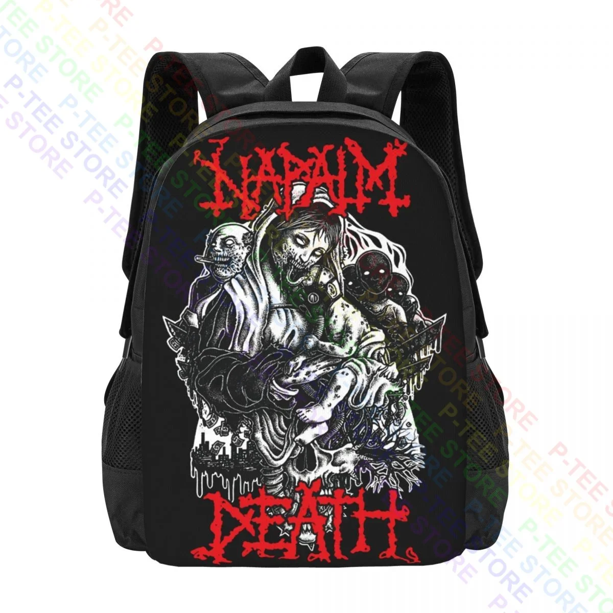 Napalm Death Brutal Truth Terrorizer Repulsion Grindcore MetalBackpack Large Capacity Creative Schoolbag