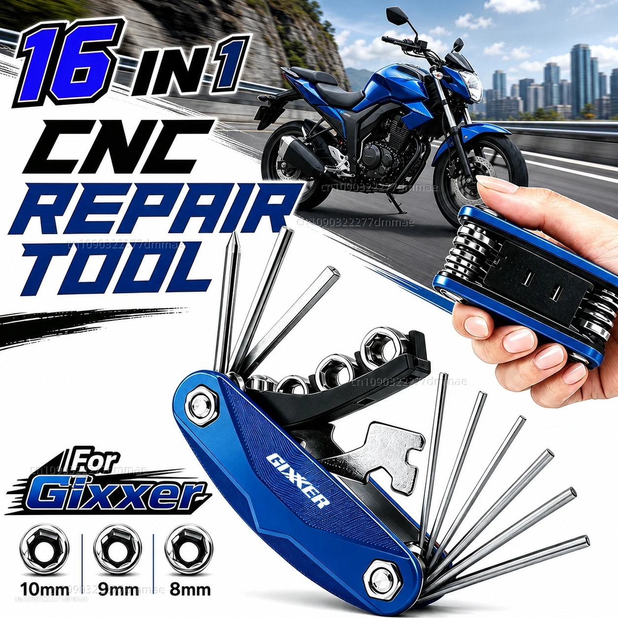 Kit de Herramientas para Motocicleta Gixxer 150 SF 150SF SF 250 SF250 GIXXER 155 2020 2021, Destornillador Multifuncional, Llave Hexagonal