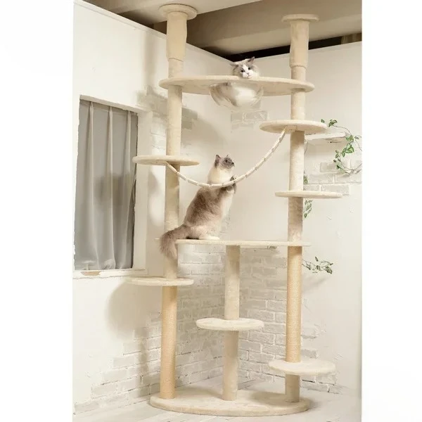 Scratcher Pet Modern  Luxury New Climbing Cat Tower