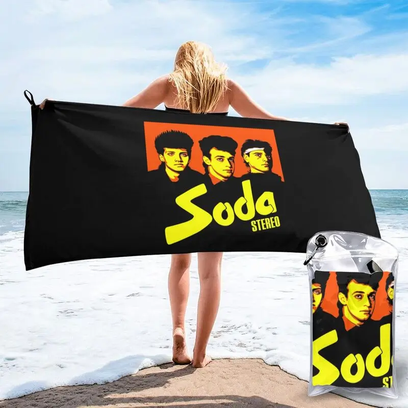 Best Design 2021 Argentine Rock Band Soda Stereo Quick dry Towel New Travel Absorbent Non-linting superfine fiber