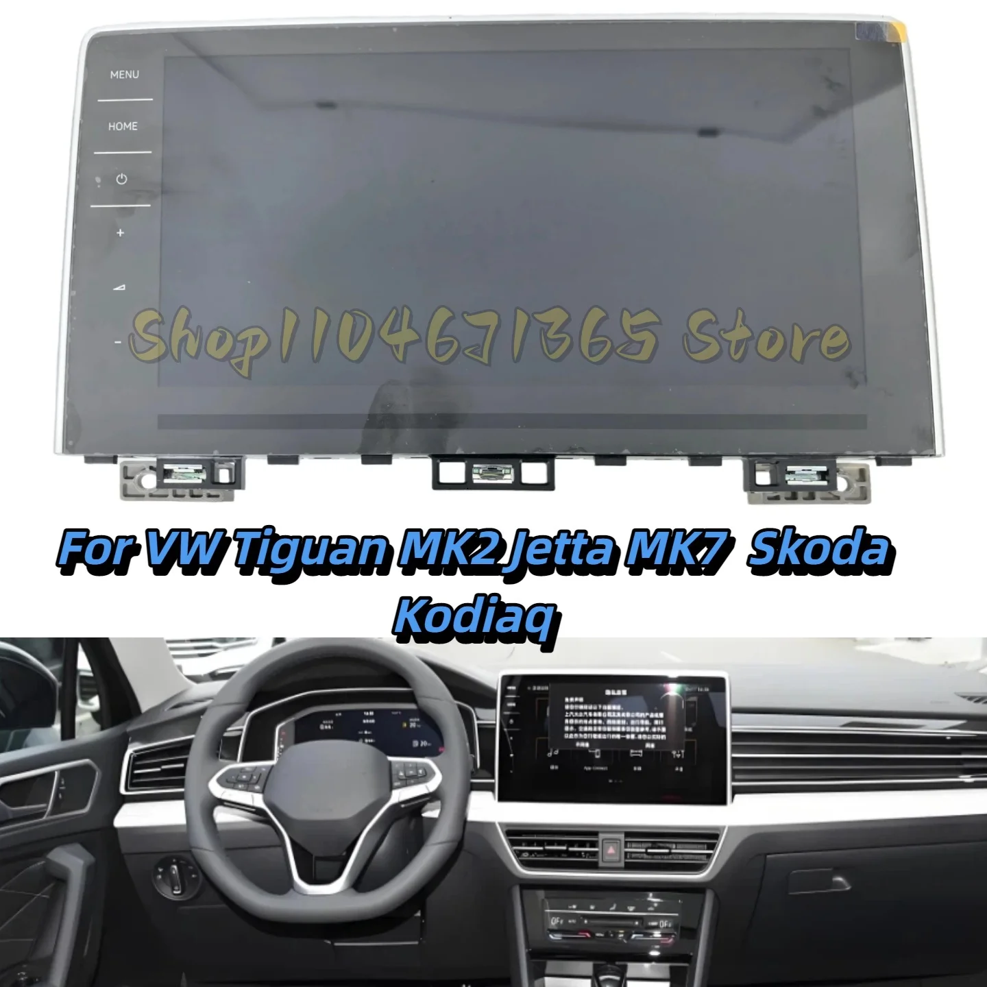 3CG919603A 3CG 919 603 A 12 Inch LCD Display Screen Module for VW Lavida Tiguan MK2 Jetta MK7 Skoda Kodiaq Bora Car Navigation