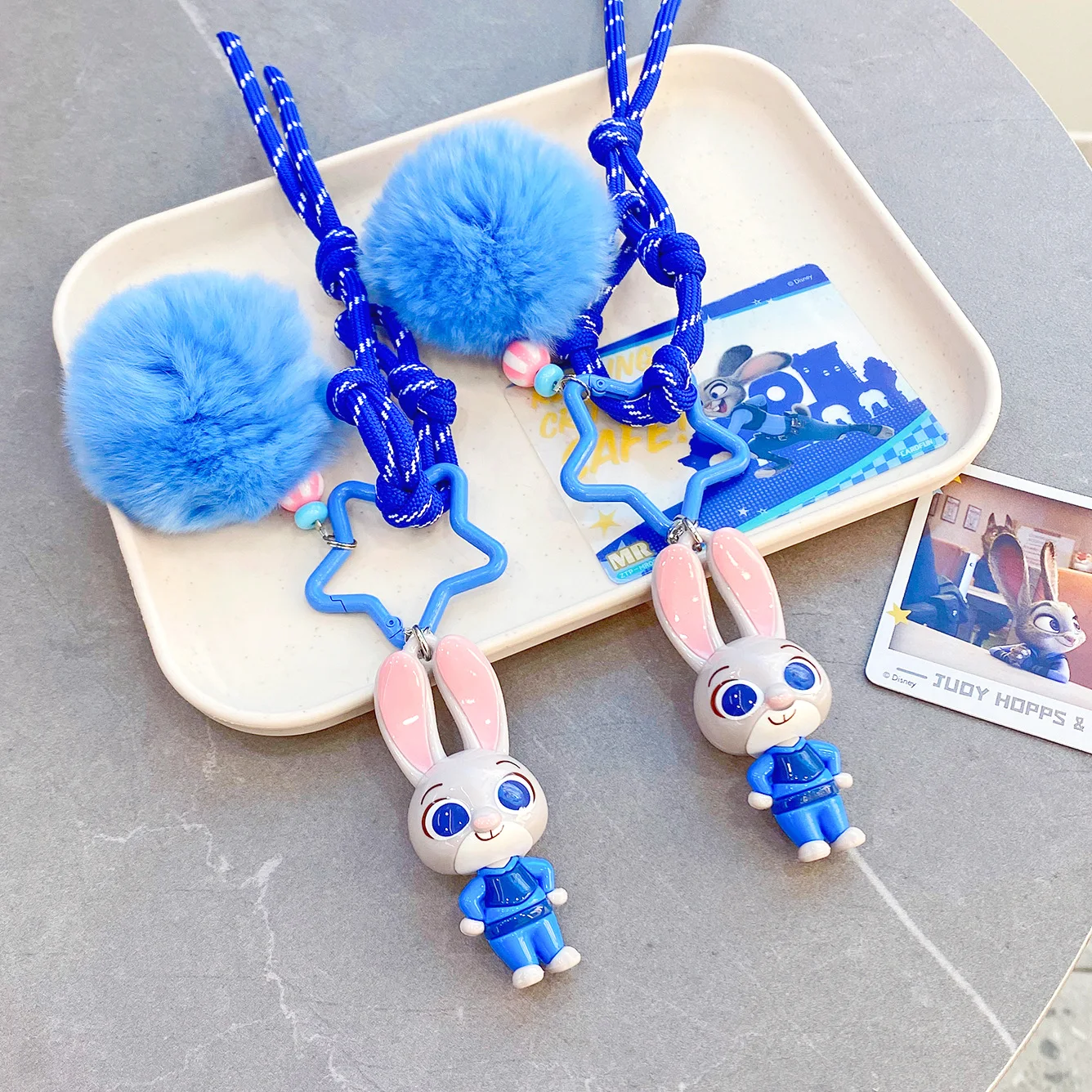 Nowy breloczek pluszowy Disney Zootopia Nick i Judy - zawieszka do plecaka z kreskówki na urodziny, Boże Narodzenie i Walentynki