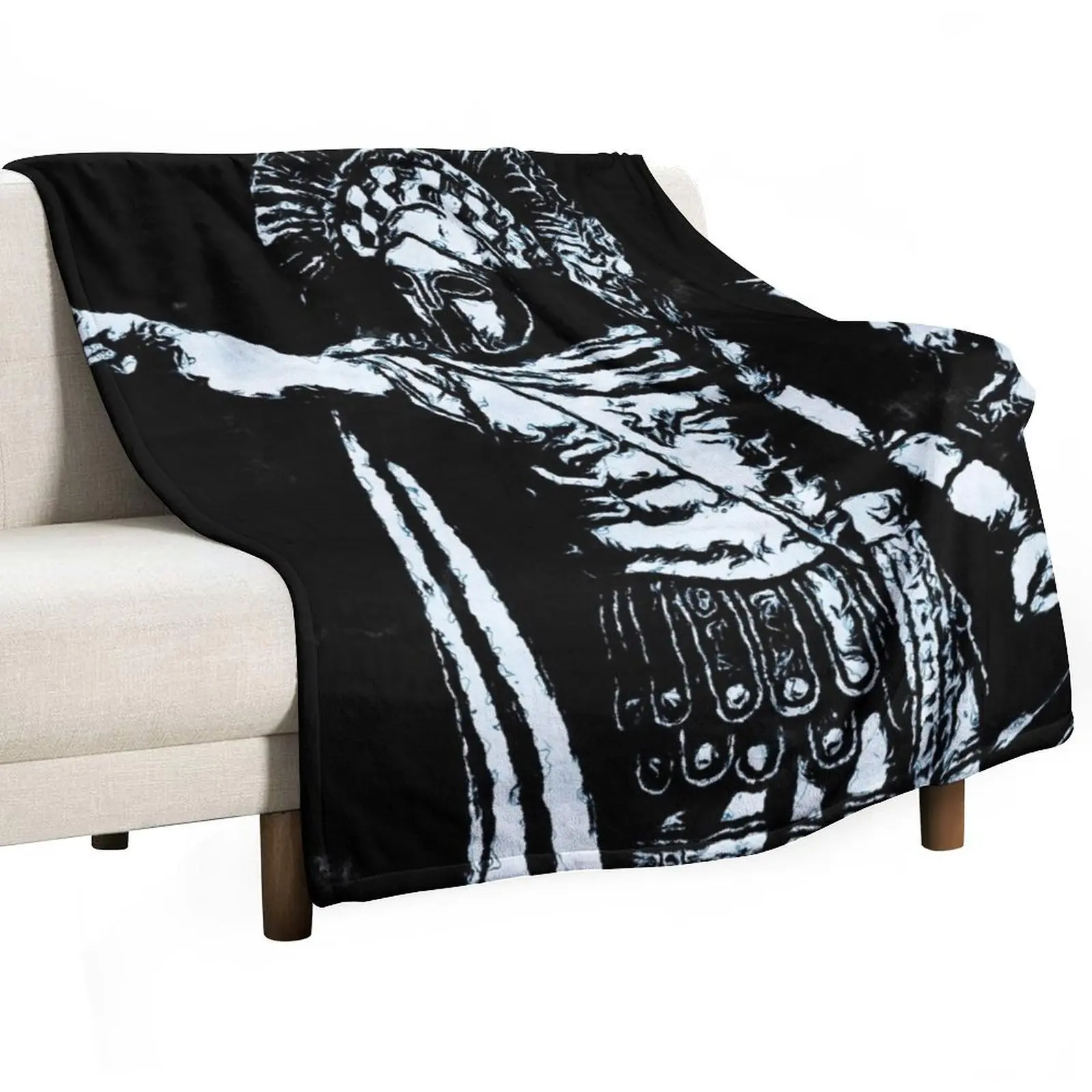 Spartan Hoplite Throw Blanket for winter Loose Blankets