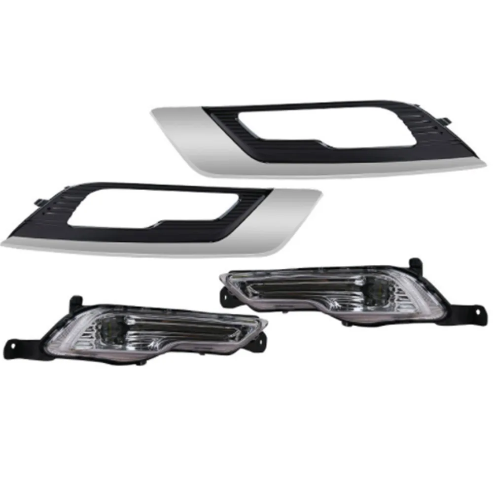 Front Bumper Fog Lamp Frame Foglamp For Ford Mondeo 2017 to 2018 Assembly