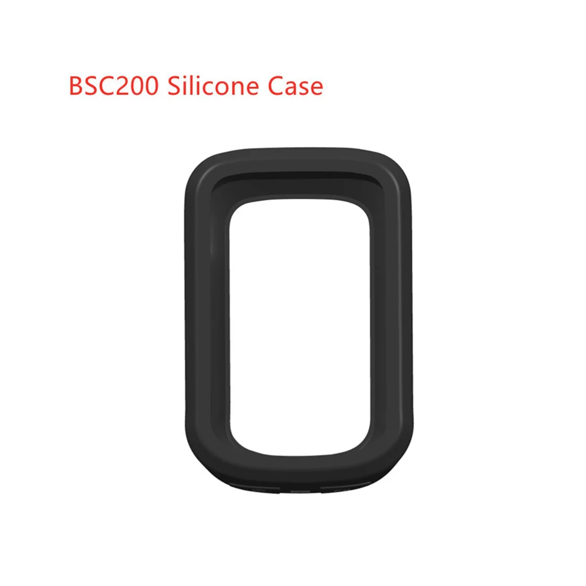 Bike Silicone Protective Cover for IGPSPORT BSC200 Case of GPS Bicycle Computer Protection with Screen Film,Black