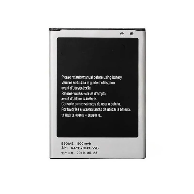 For Samsung Galaxy S4 Mini I9192 I9195 I9190 I9198 J110 I435 I257 B500AE Li-Polymer New Mobile Phone Battery 3.8V 1900mAh B500AE
