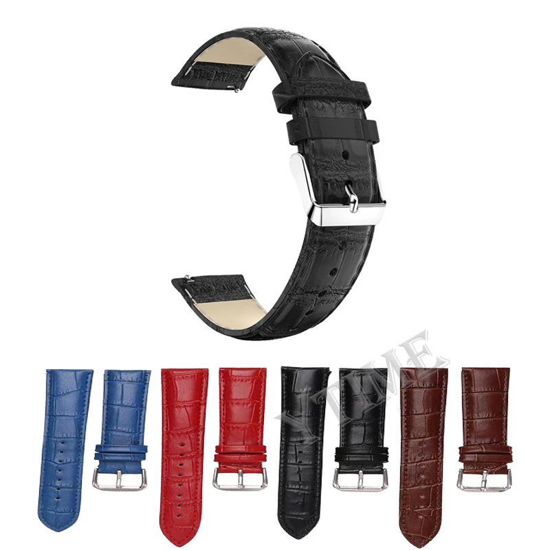 For Xiaomi MI Watch Color Strap Genuine Leather Band 22mm Watch Strap Bracelet Watchband Wristband For MI Watch Color 2 Sport