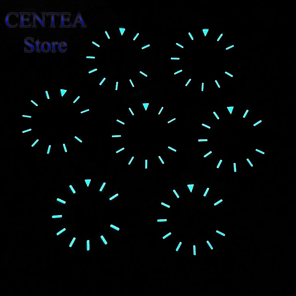 RICHUS 28,5 мм зеленый/золотой/серый/синий/черный/белый стерильный циферблат часов, светящийся, подходит для механизма NH34 NH35 NH36