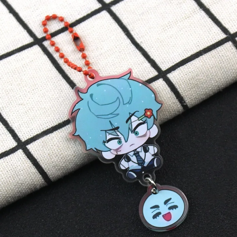 창의적이고 귀여운 인기 애니메이션 외계인 캐릭터 키체인 여성용 액세서리 가방 이반 틸 키링 팬 커플 친구 선물