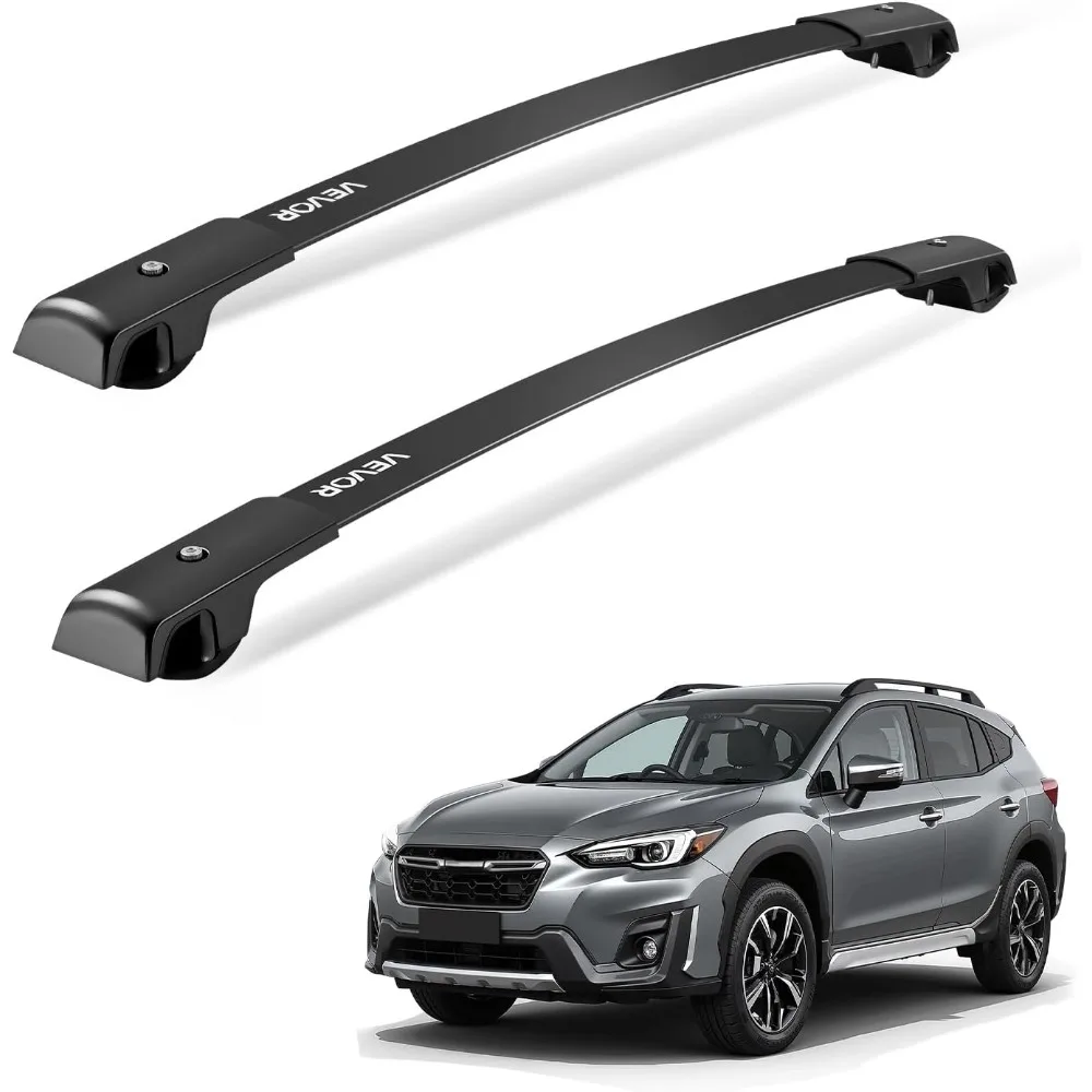 

Сверхмощные алюминиевые поперечины на крышу, грузоподъемность 200 фунтов, совместимые с Subaru Crosstrek 2018-2024 гг.