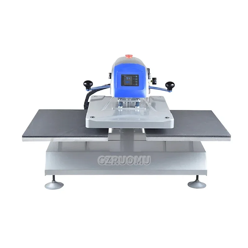 40x50cm Double-position Pneumatic  Label Heat Press Machine Automatic Open Heat Transfer Machine  for DIY T Shirt Cover Printer