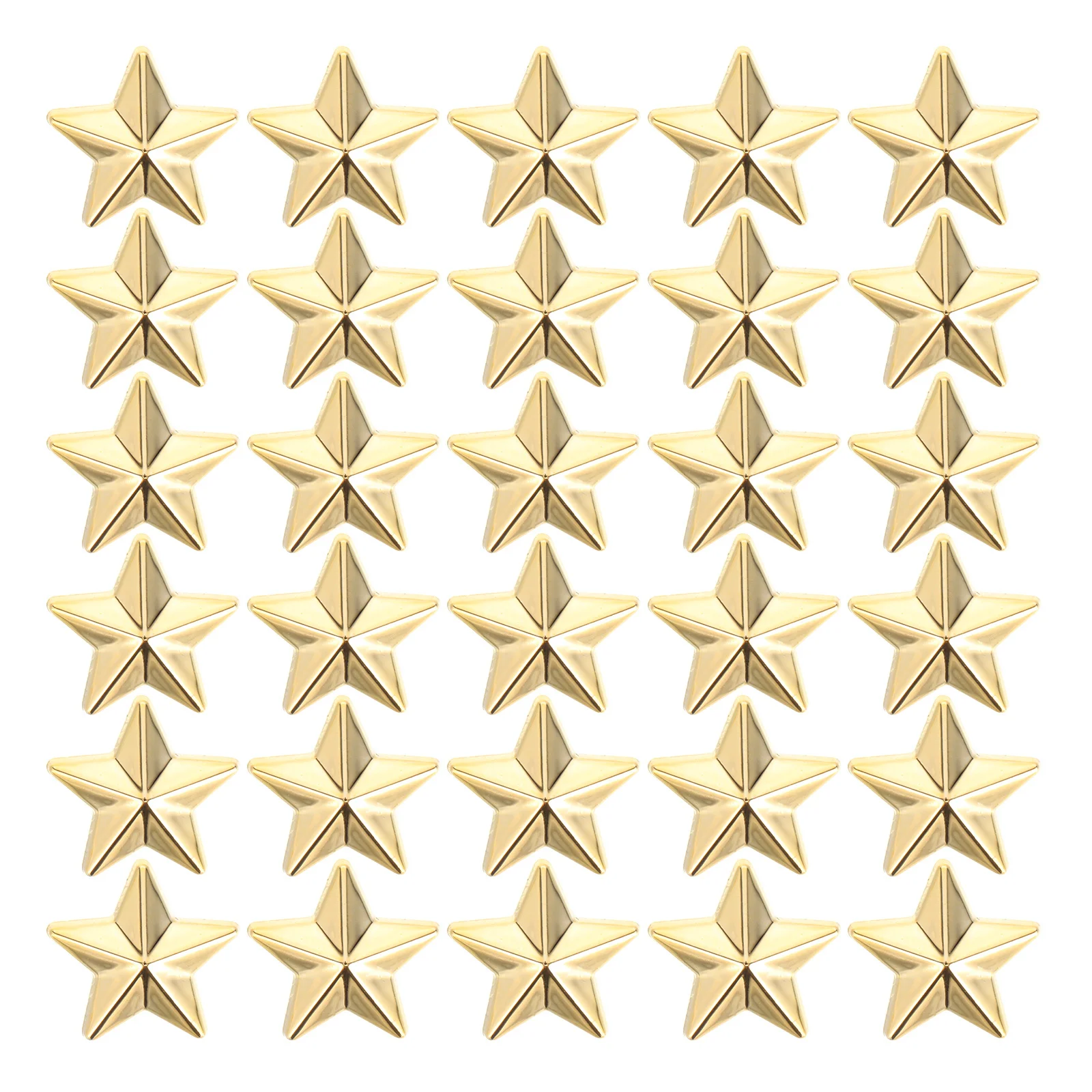 

200 Pcs Decoration Clothing Accessories Flat Bottom Star Decors DIY Charm Ornaments Acrylic Headdress