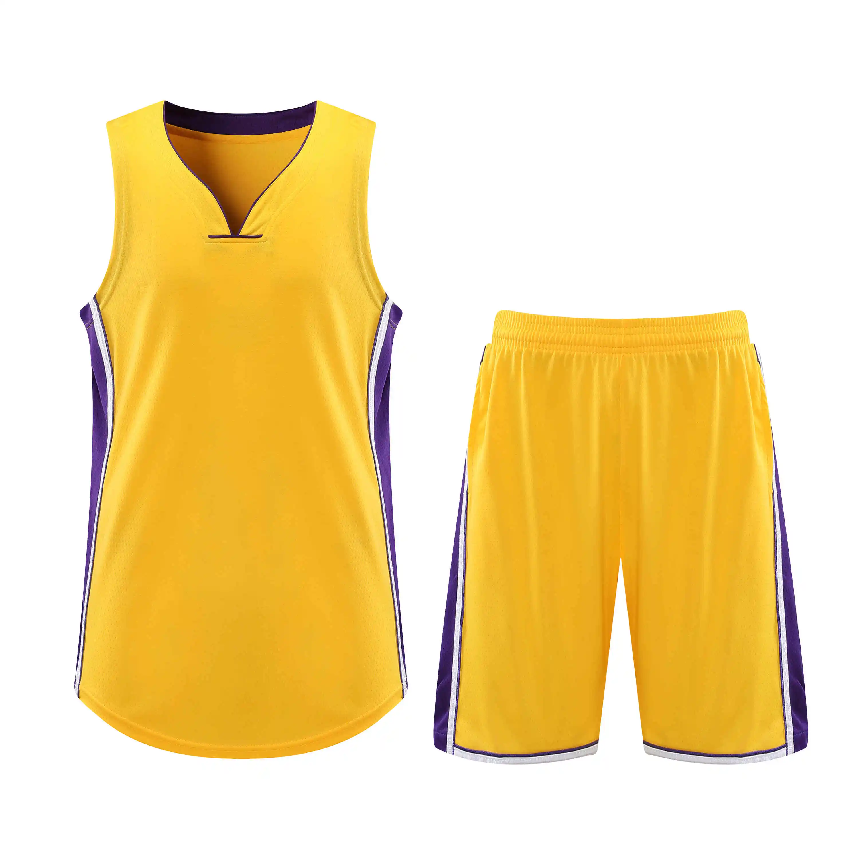 nowy 24 25 Męski strój sportowy LakersFans koszulka treningowa gry Odzież do koszykówki Jersey sportowe Mężczyźni Zestawy dziecięce Kamizelka szorty