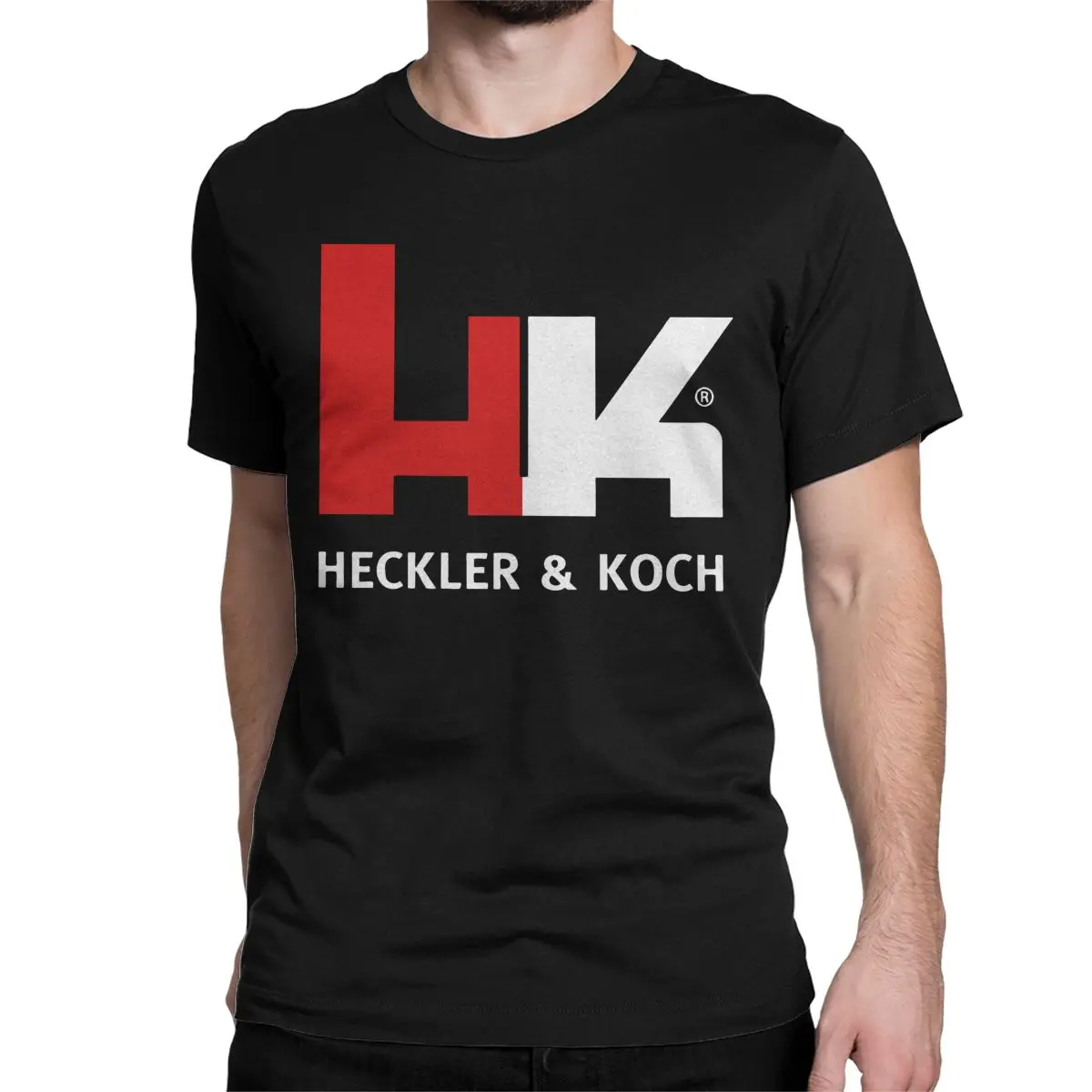 Hecklers Firearms No Compromise T Shirts Men Women Pure Cotton Vintage T-Shirt Round Collar Tees Short Sleeve Tops Birthday Gift