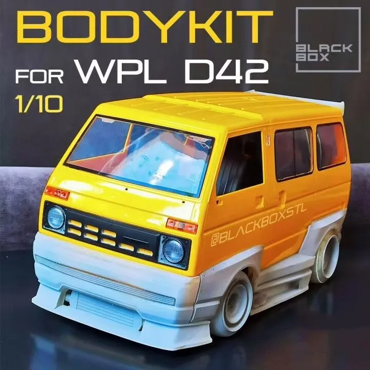 WPL D42 RC Car 1/10 2.4G 2WD Simulation Drift Truck Modified and