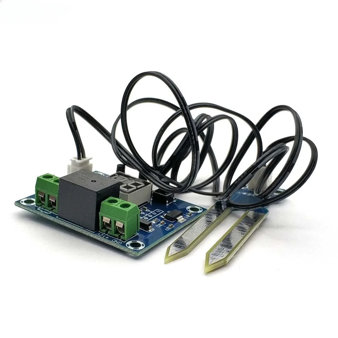 XH-M214 12V Soil Humidity Sensor Controller Irrigation System Automatic Watering Module Digital Display